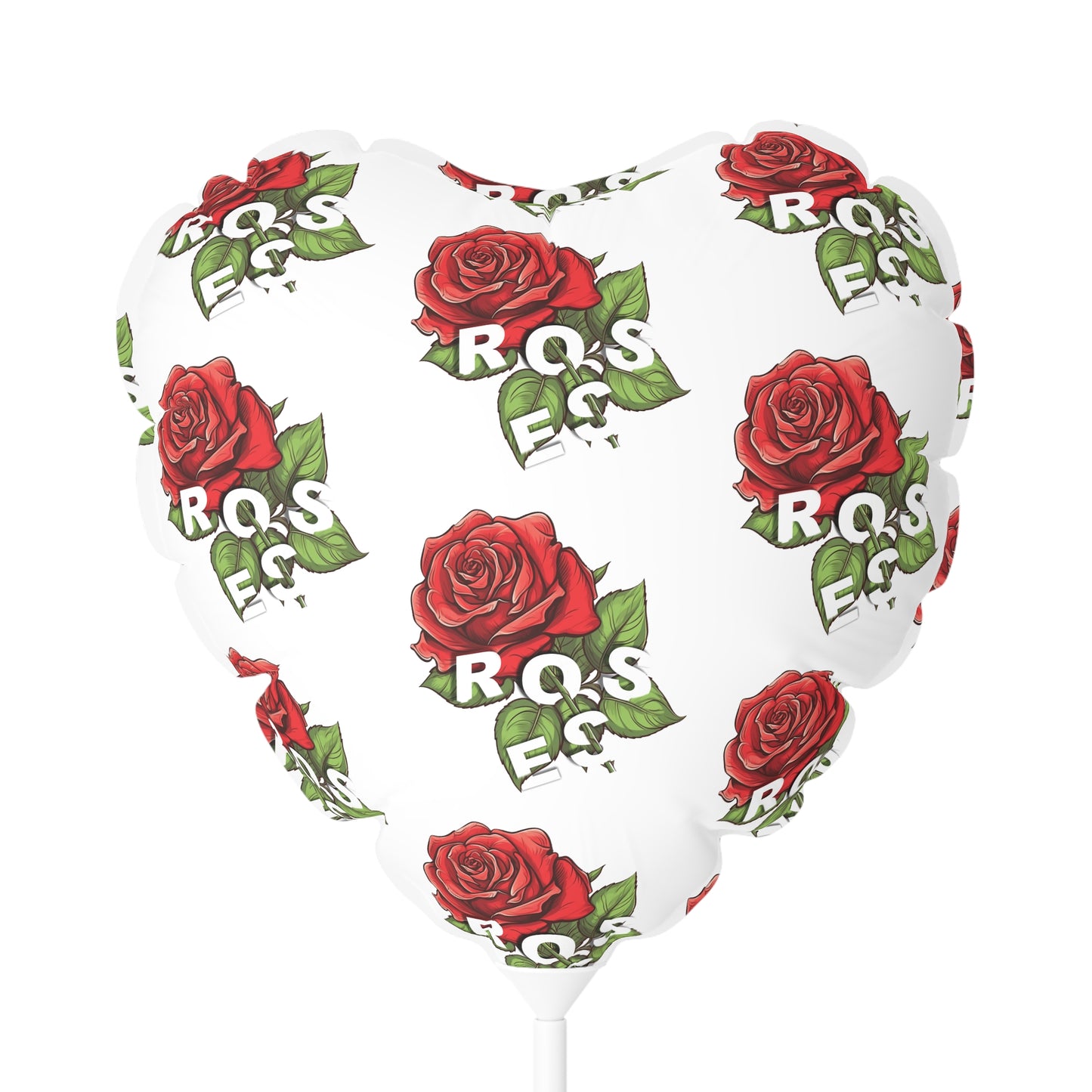 Roses Balloon (Round and Heart-shaped), 11"