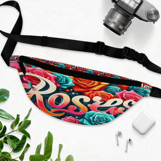 Roses Graffiti #3 Fanny Pack