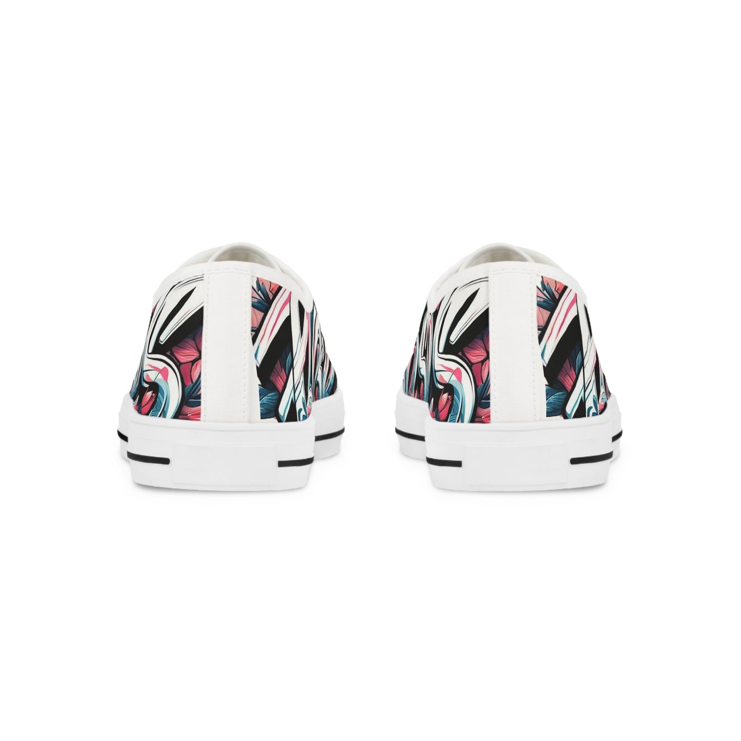 Men's Low Top Rose Graffiti #11 Sneakers