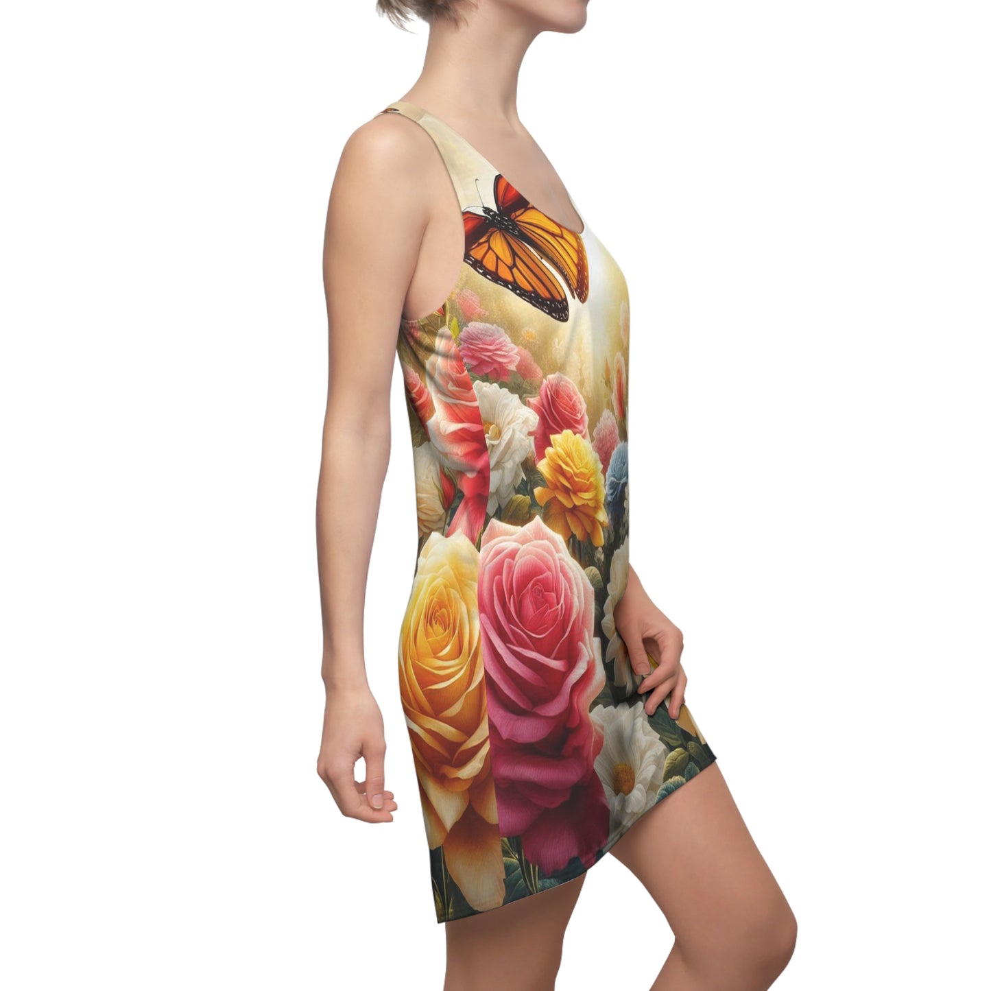 Roses Spring Sunshine Racerback Dress