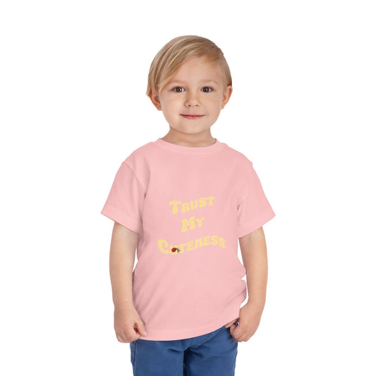 Trust My Cuteness Girls Toddler Tee