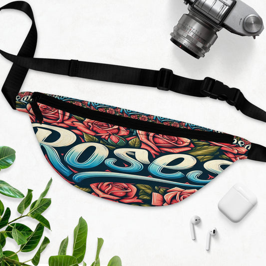 Roses Graffiti #16 Fanny Pack