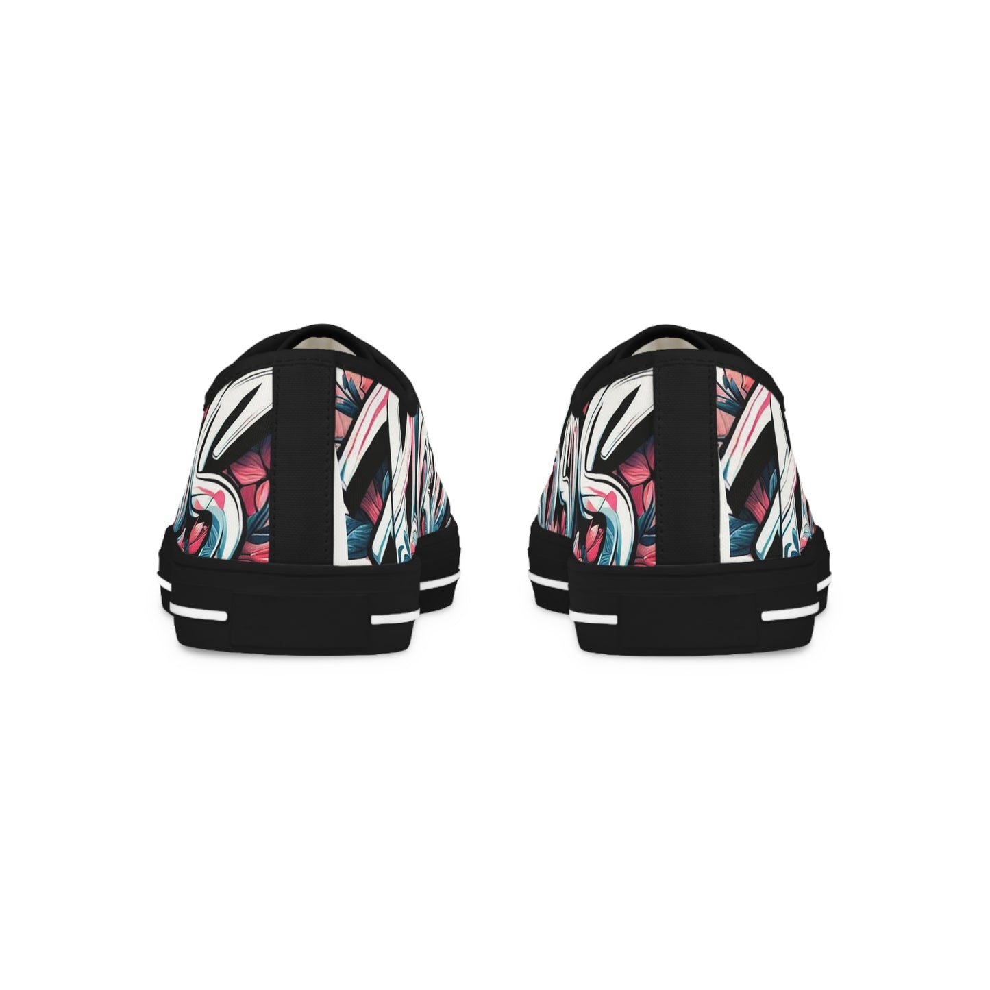 Men's Low Top Rose Graffiti #11 Sneakers