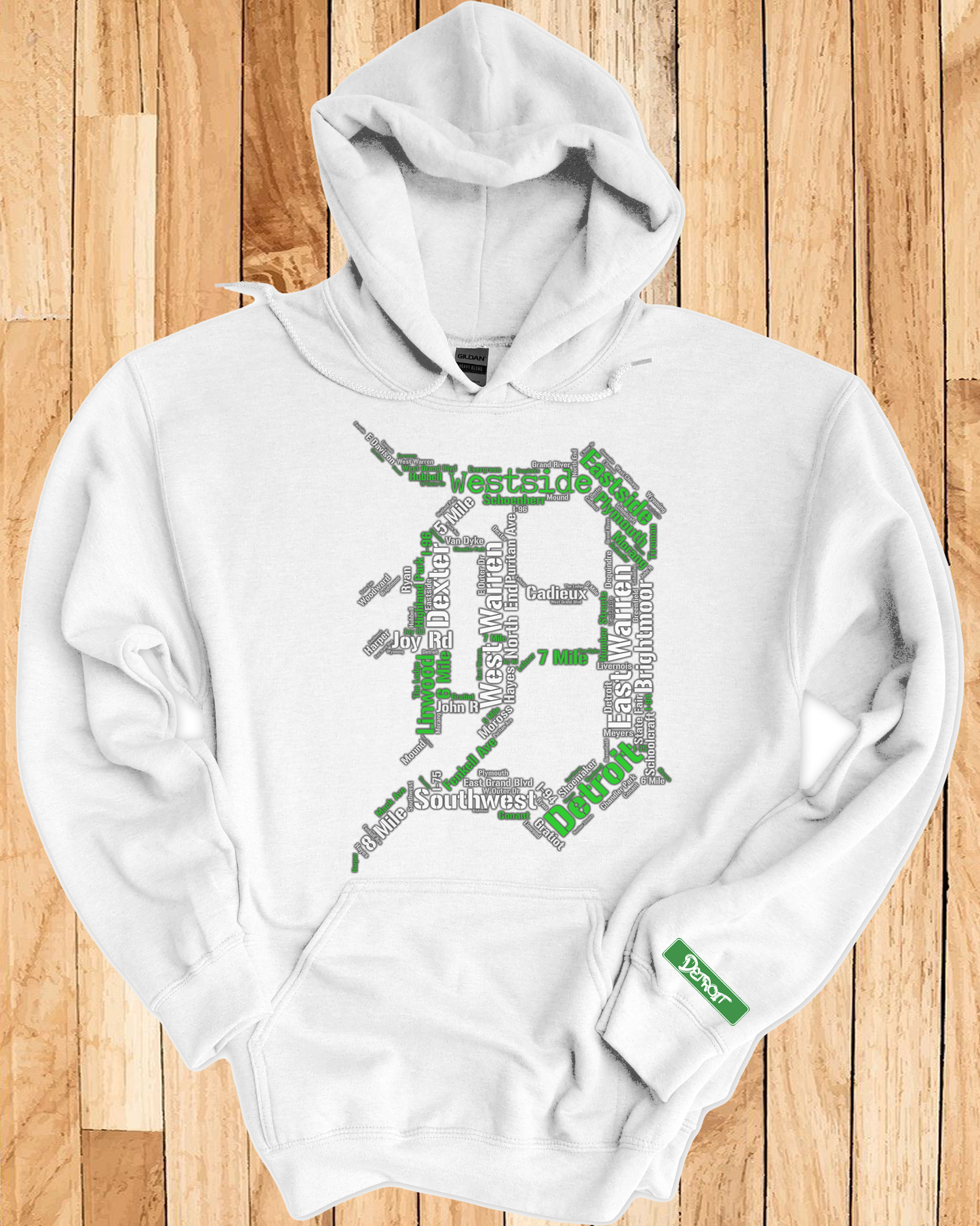 Detroit Streets Hoodie Youth