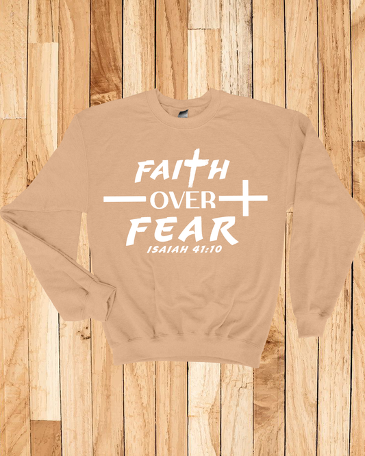 Faith Over Fear Unisex Sweatshirt Youth