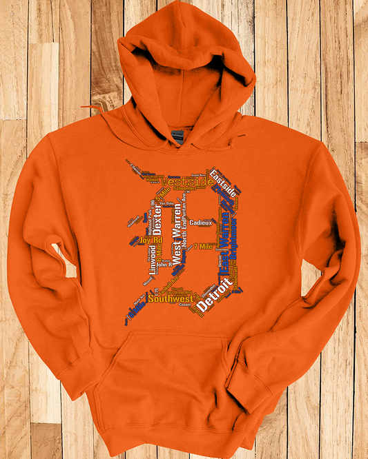 Detroit Streets Tigers Hometown Hoodie