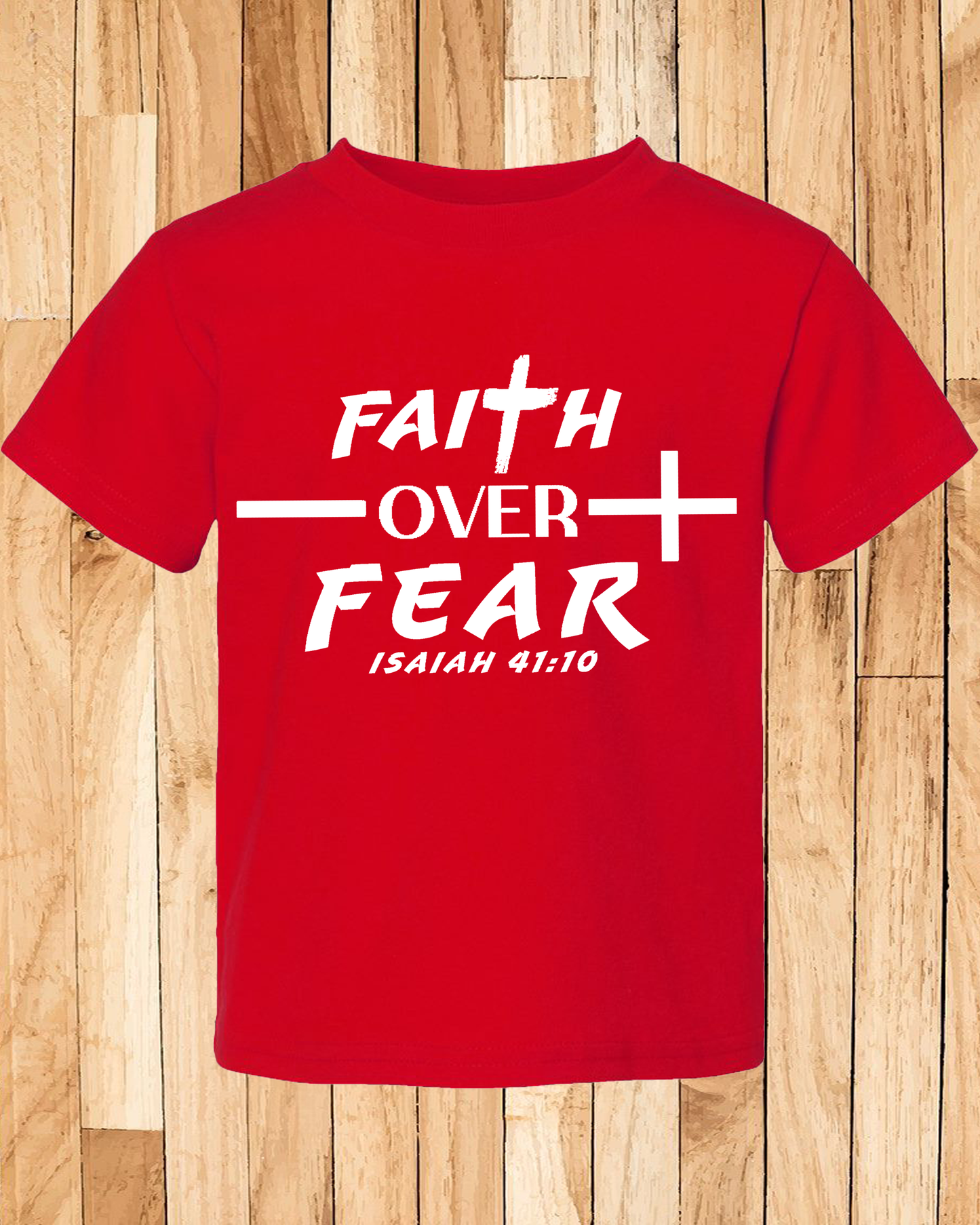 Faith Over Fear Unisex Tee Toddler