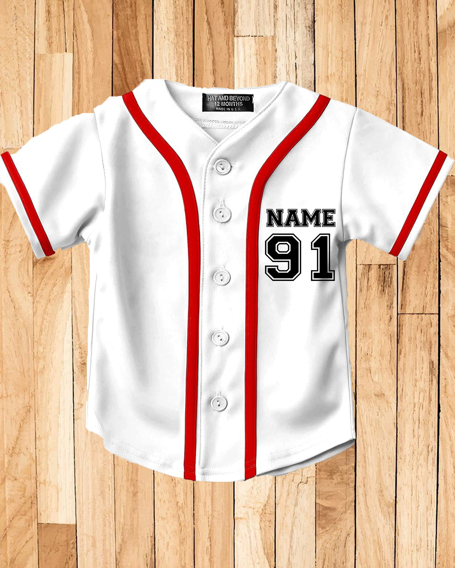 Custom Toddler Baseball Jersey