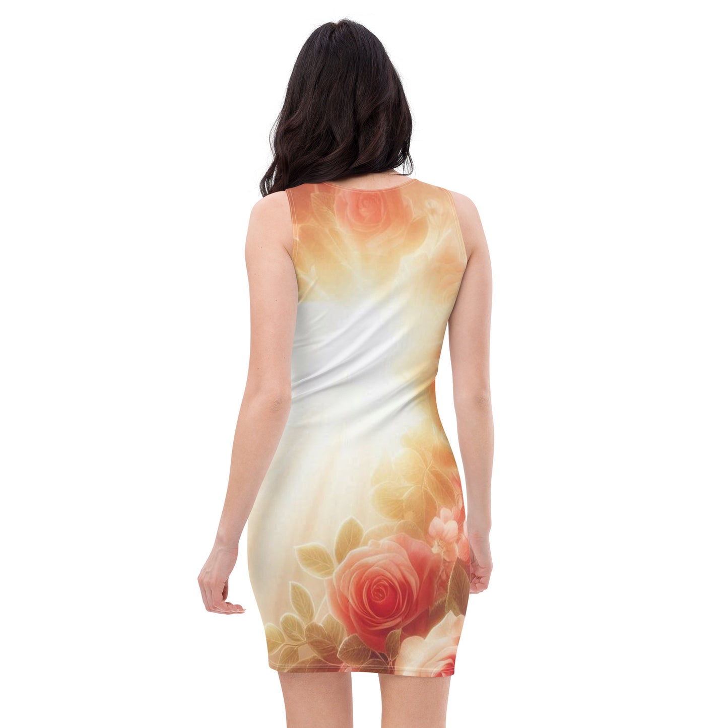 Roses Spring Sunshine Bodycon Dress