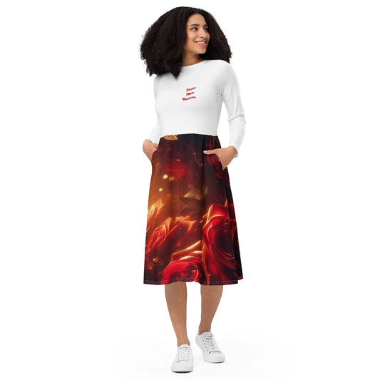 Roses Dark Sunlight Worship Dress