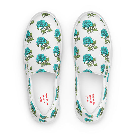 Roses Signature Turquoise Women’s Slip-On Shoes